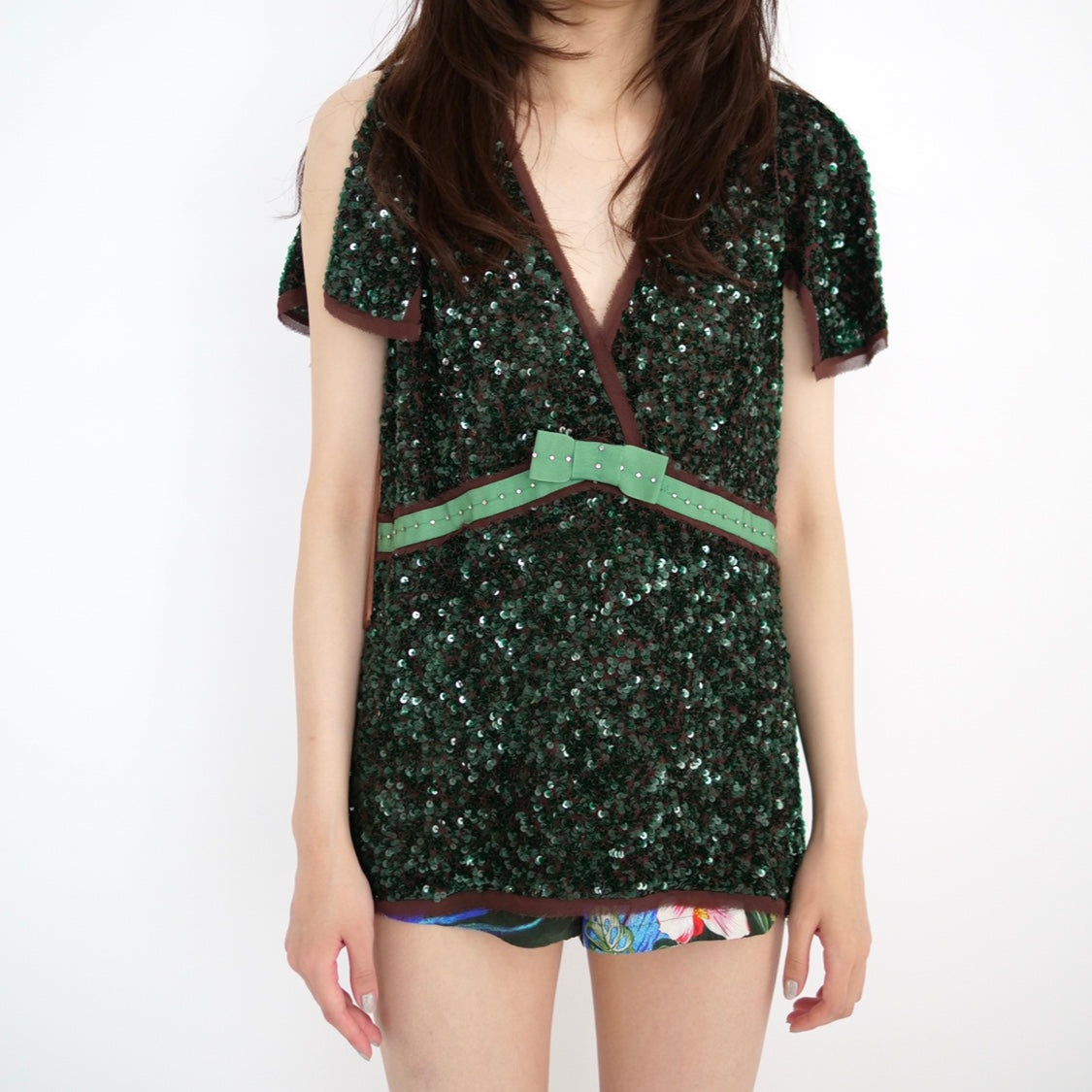 OLD&VINTAGE] CHLOE スパンコールトップス – dim at noon