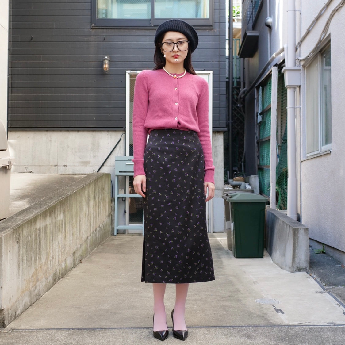 OLD&VINTAGE] PRADA カシミヤ混カーディガン (ピンク) – dim at noon