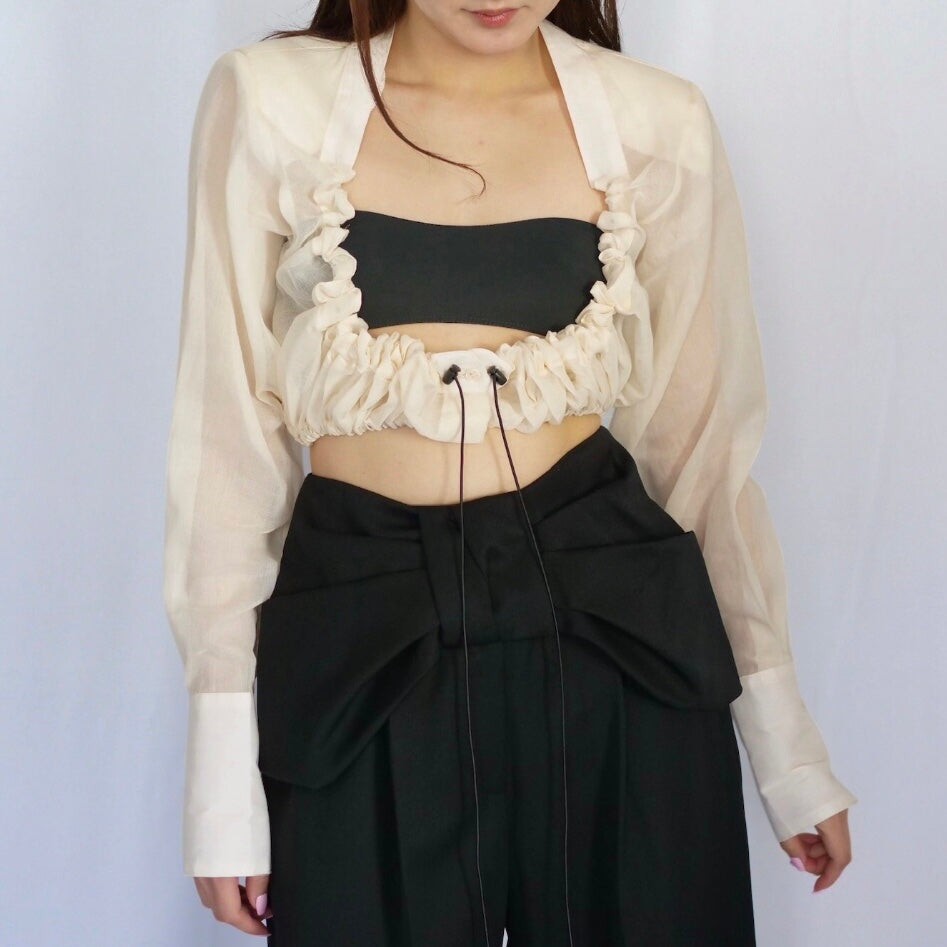 SALE】KASIA KUCHARSKA Bustier Shirt – dim at noon
