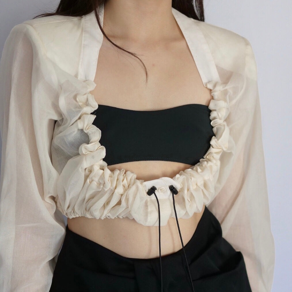 SALE】KASIA KUCHARSKA Bustier Shirt – dim at noon