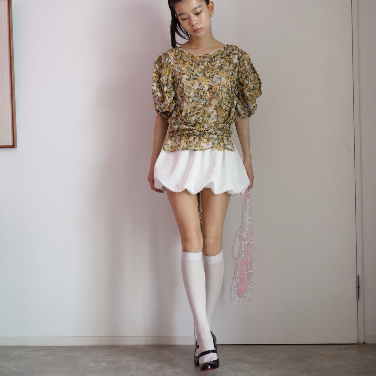 OLD&VINTAGE] ISABEL MARANT 格子カットフラワープリント