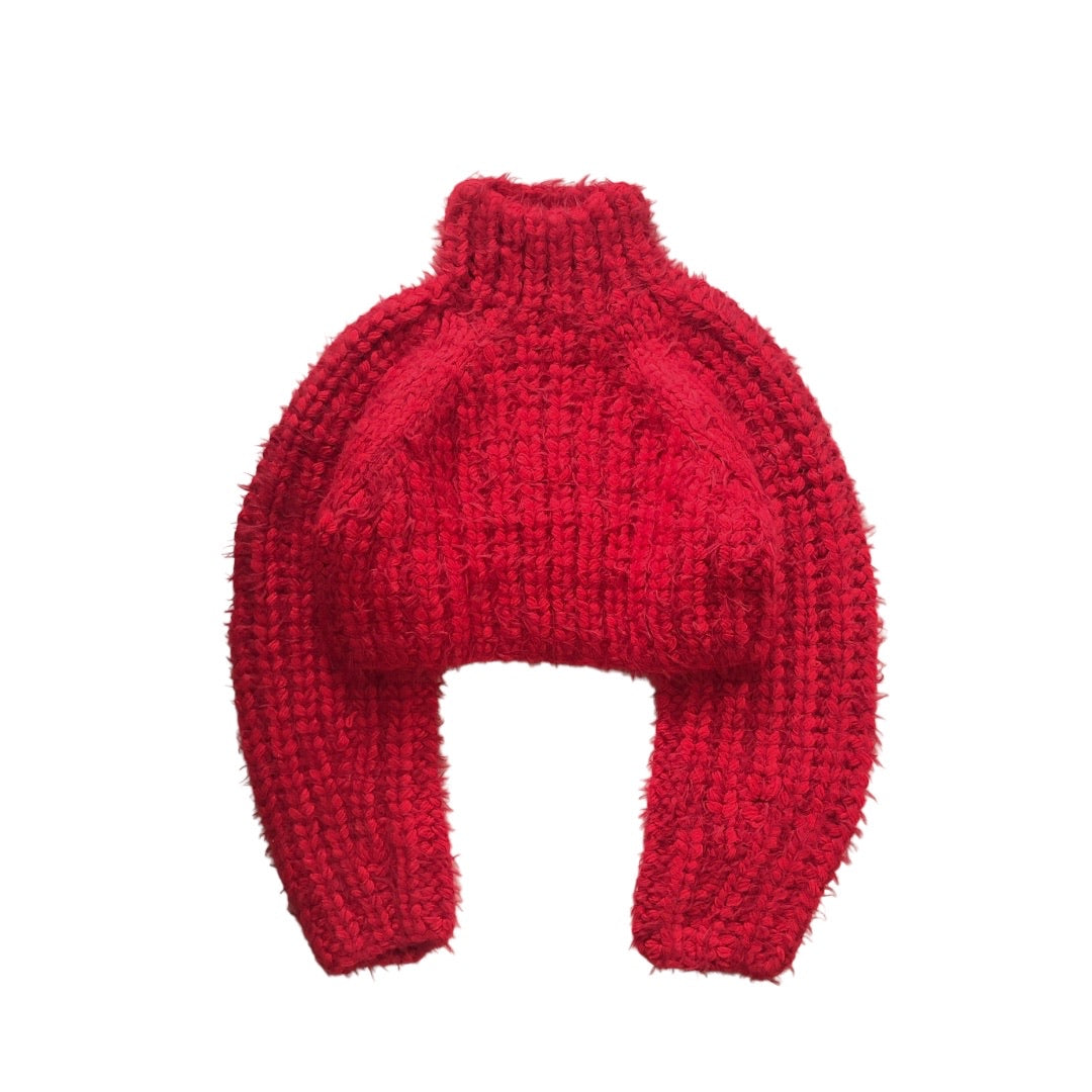 TELOPLAN Fai Knit Top / Red – dim at noon