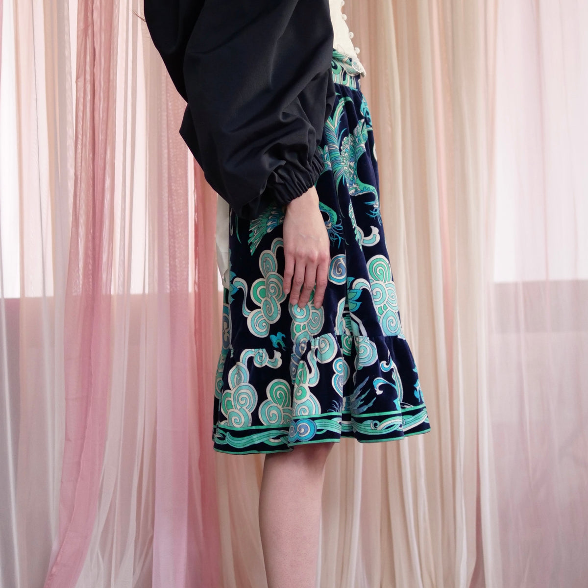 OLD&VINTAGE] EMILIO PUCCI ベロアスカート – dim at noon