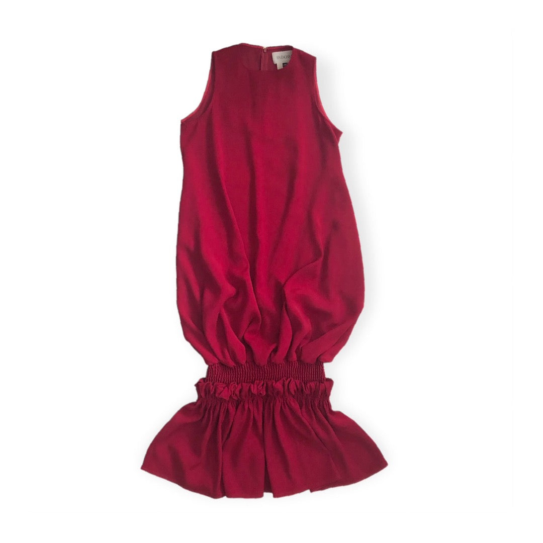 HAENGNAE TAMAGO DRESS / RED – dim at noon