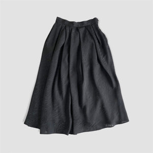 MAME KUROGOUCHI TULIP MOTIF VOLUME PLEATED SKIRT