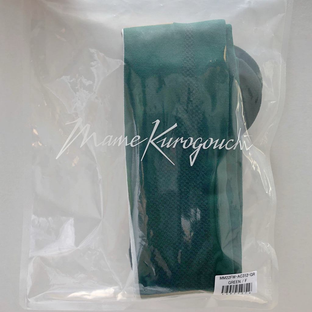 Mame Kurogouchi Knee High Sport Socks  / GREEN