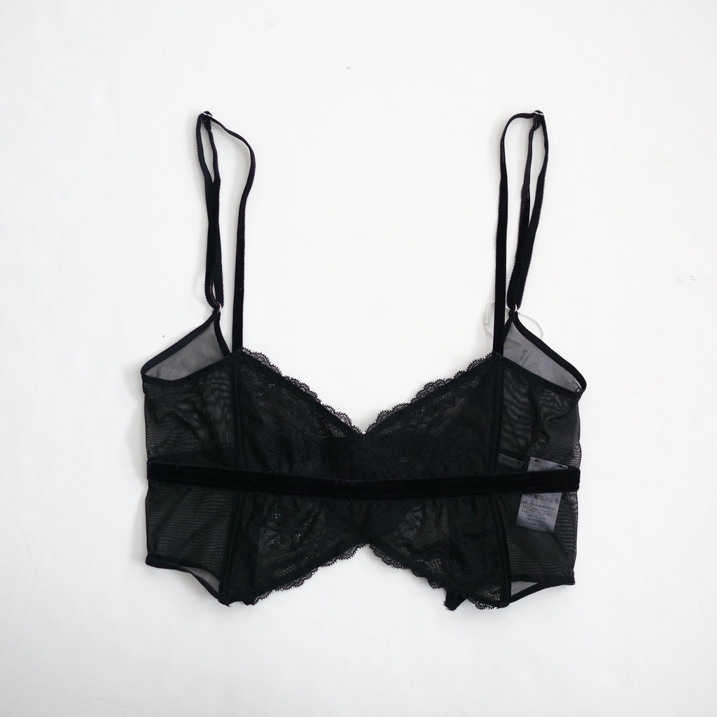 PERVERZE　Strap Lace Bustier / Black