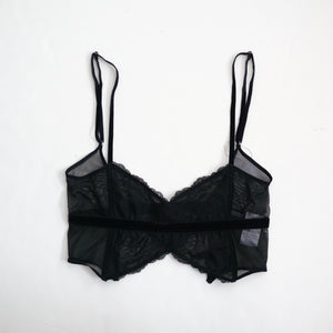 PERVERZE　Strap Lace Bustier / Black