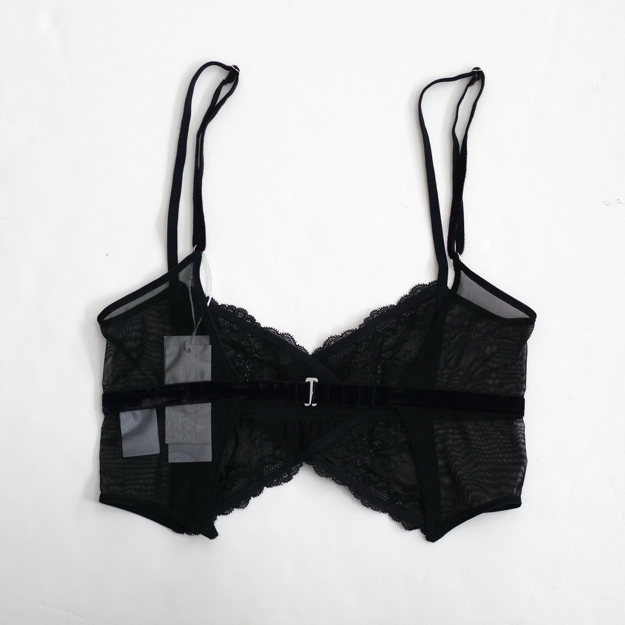 PERVERZE　Strap Lace Bustier / Black