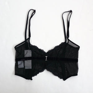 PERVERZE　Strap Lace Bustier / Black