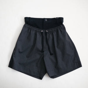 PERVERZE　Layered Waist Shorts / Gray