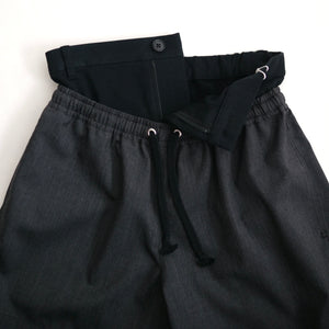 PERVERZE　Layered Waist Shorts / Gray