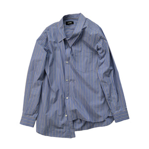 SODUK    long collar shirt / blue
