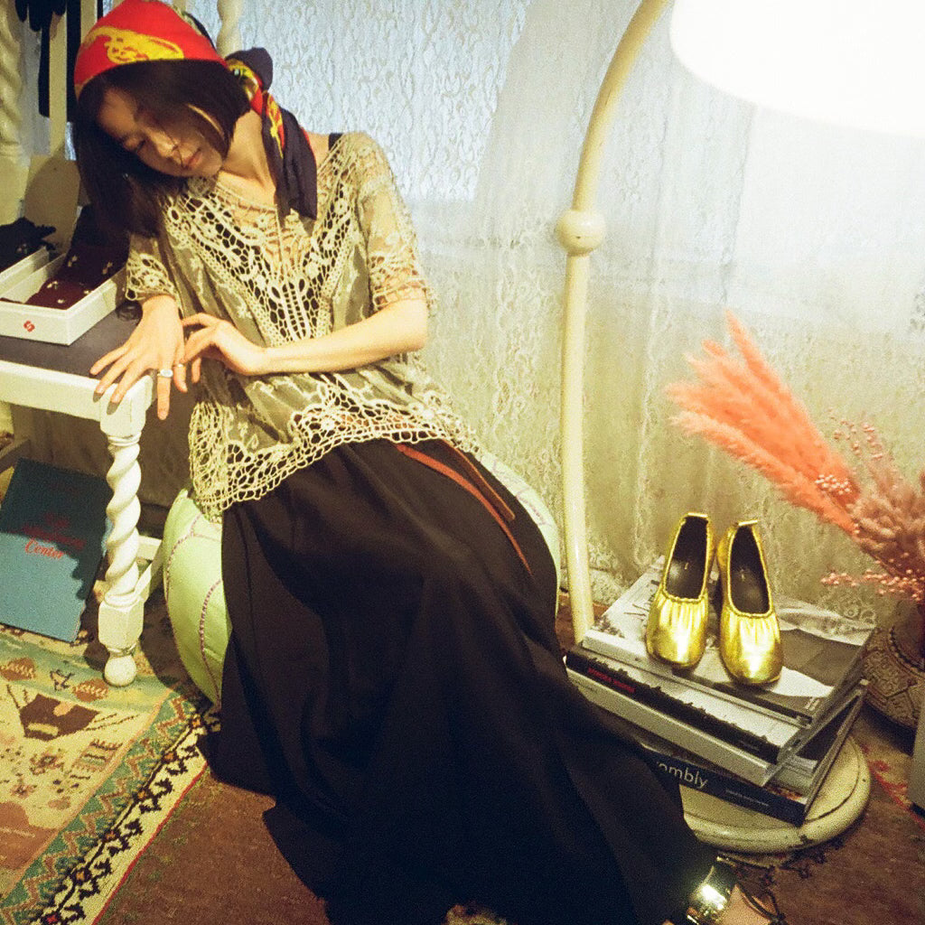 [OLD&VINTAGE] レースブラウス