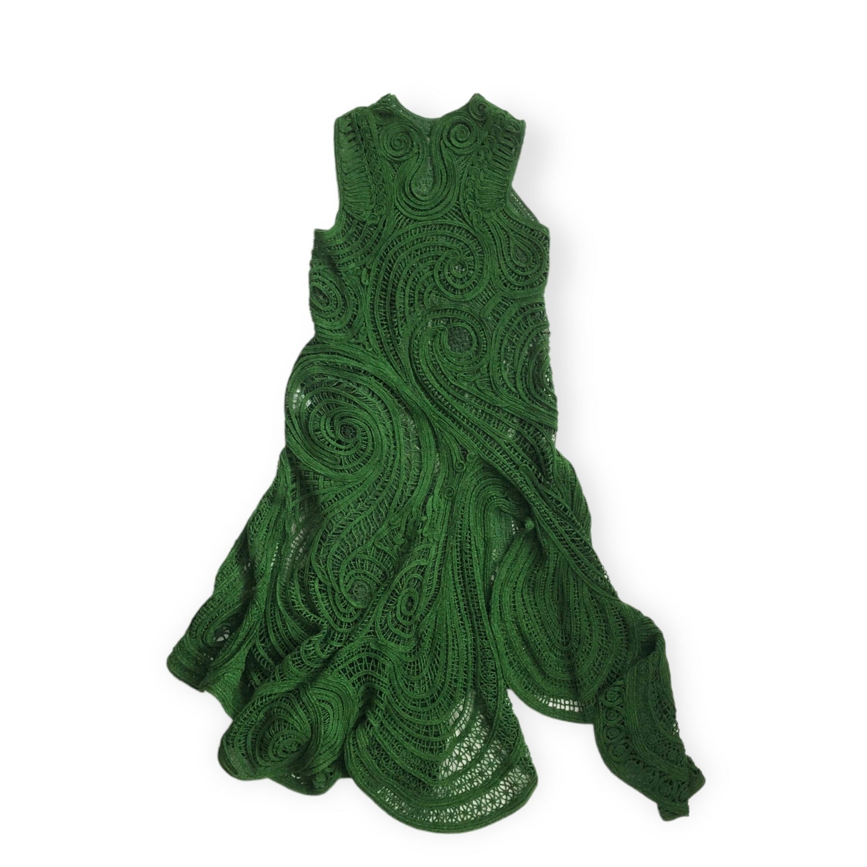 Mame Kurogouchi Cord Embroidery Dress / Green