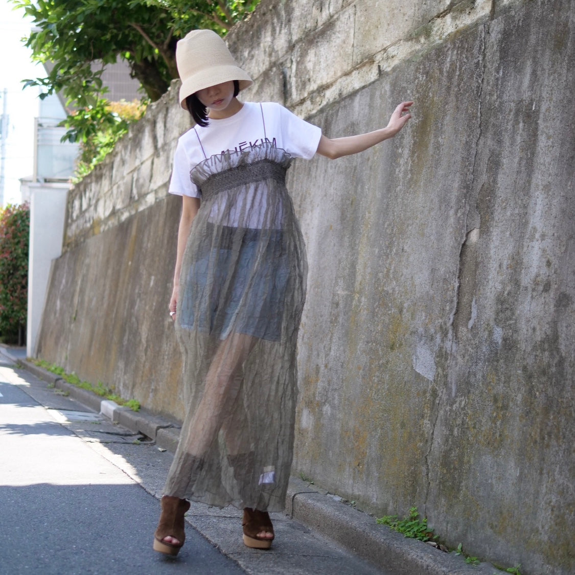 【3/31まで30%OFF】[OLD&VINTAGE] MARNI　スウェードグラディエーターウッドサンダル