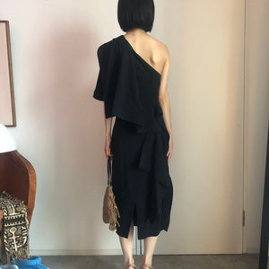 [OLD&VINTAGE] ANTONIO BERARDI　ワンショルダードレス