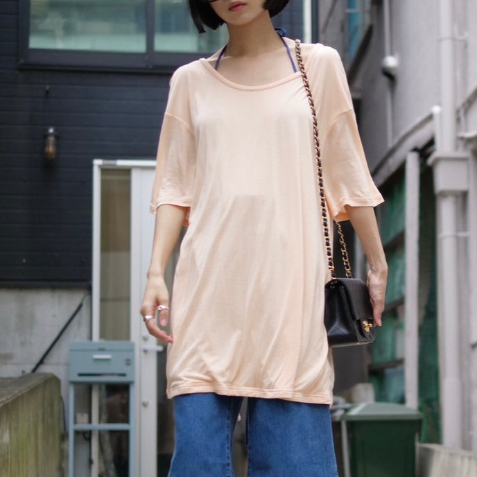 [OLD&VINTAGE] BALENCIAGA 　バックオープンTシャツ