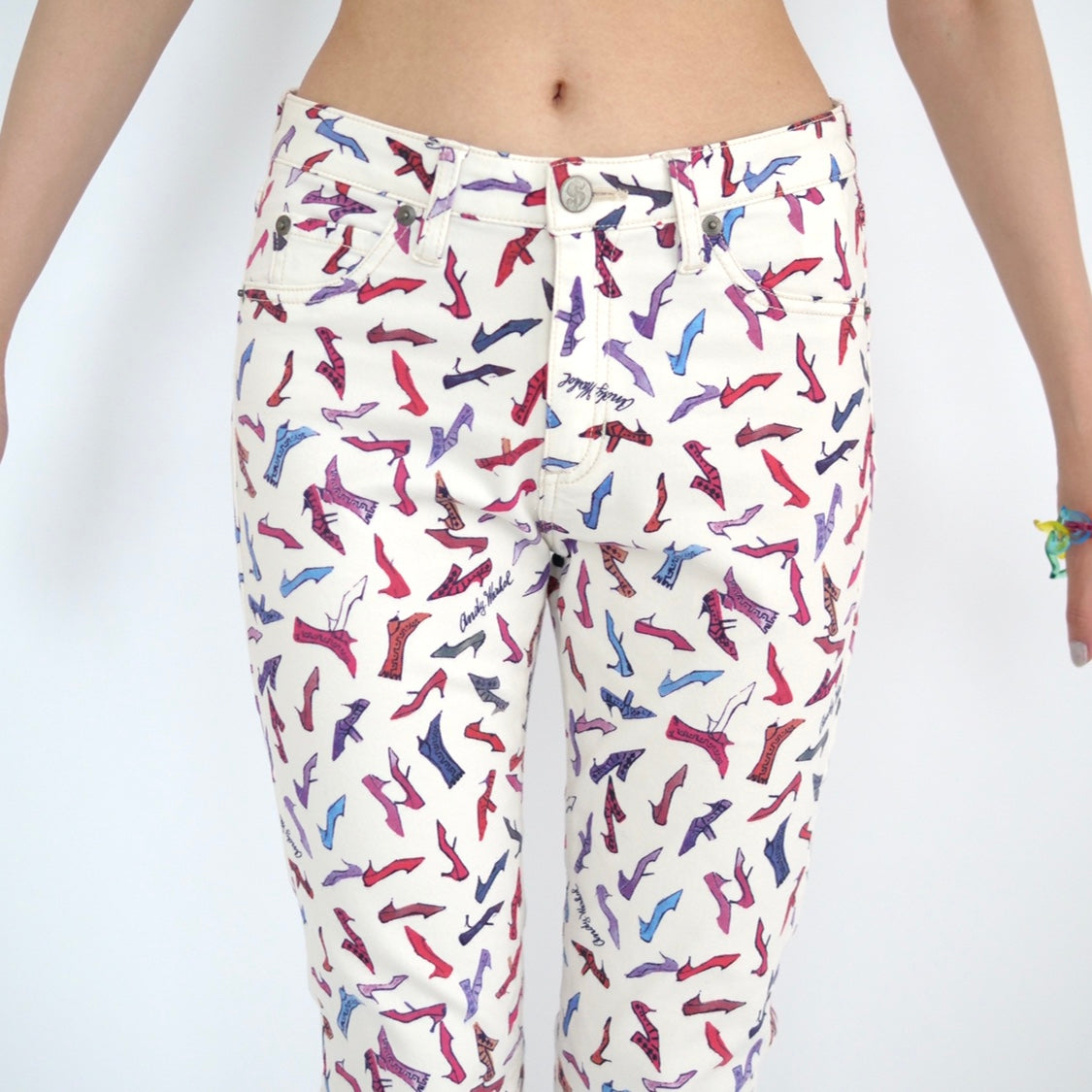 [OLD&VINTAGE] Andy Warhol BY HYSTERIC GLAMOUR　HIGH HEELS PRINT PANTS