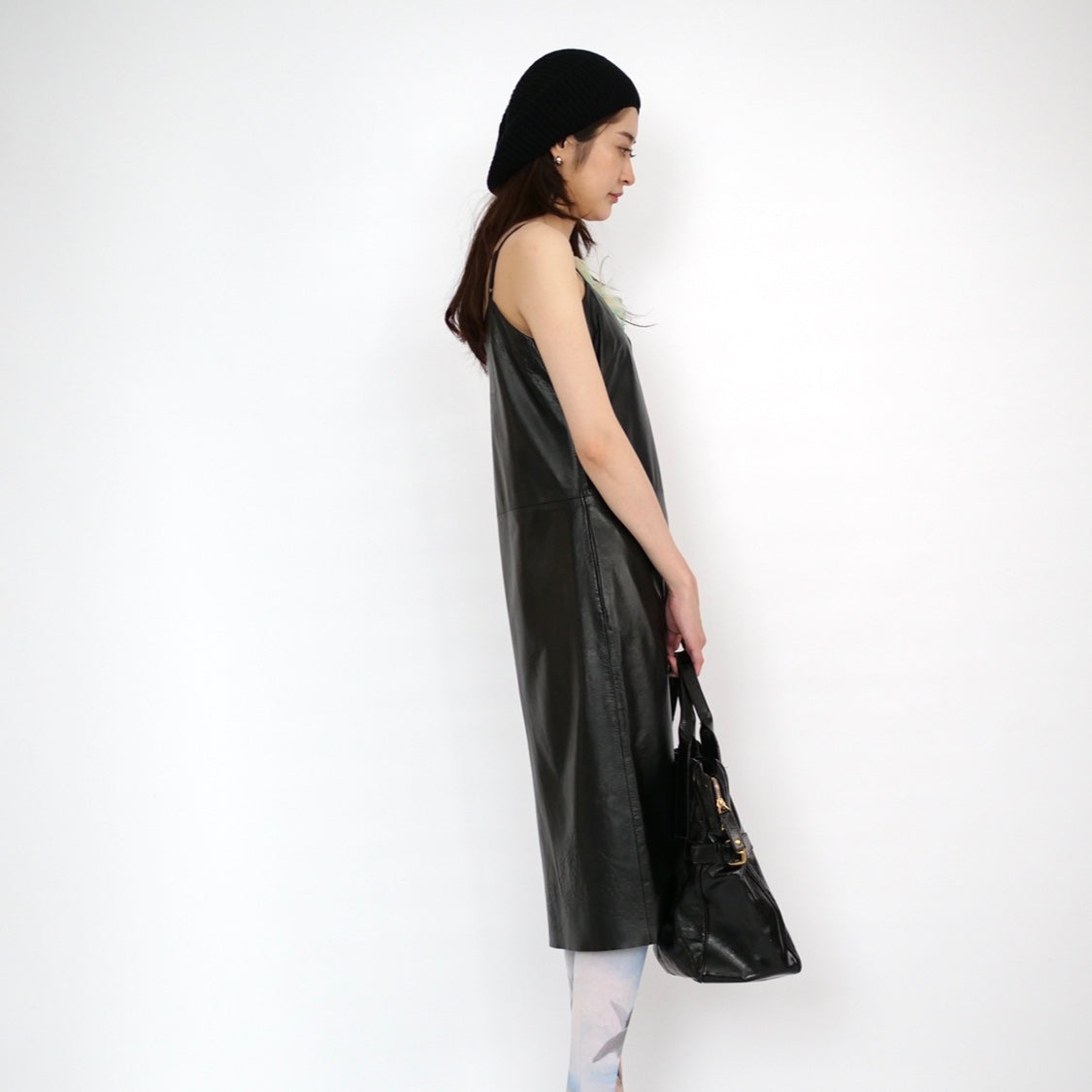 [OLD&VINTAGE] MAISON MARTIN MARGIELA LEATHER CAMI DRESS