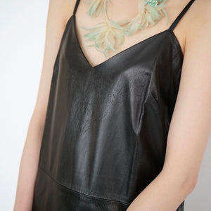 [OLD&VINTAGE] MAISON MARTIN MARGIELA LEATHER CAMI DRESS
