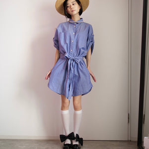 [OLD&VINTAGE] シャンブレーオールインワン
