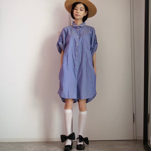 [OLD&VINTAGE] シャンブレーオールインワン