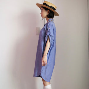 [OLD&VINTAGE] シャンブレーオールインワン