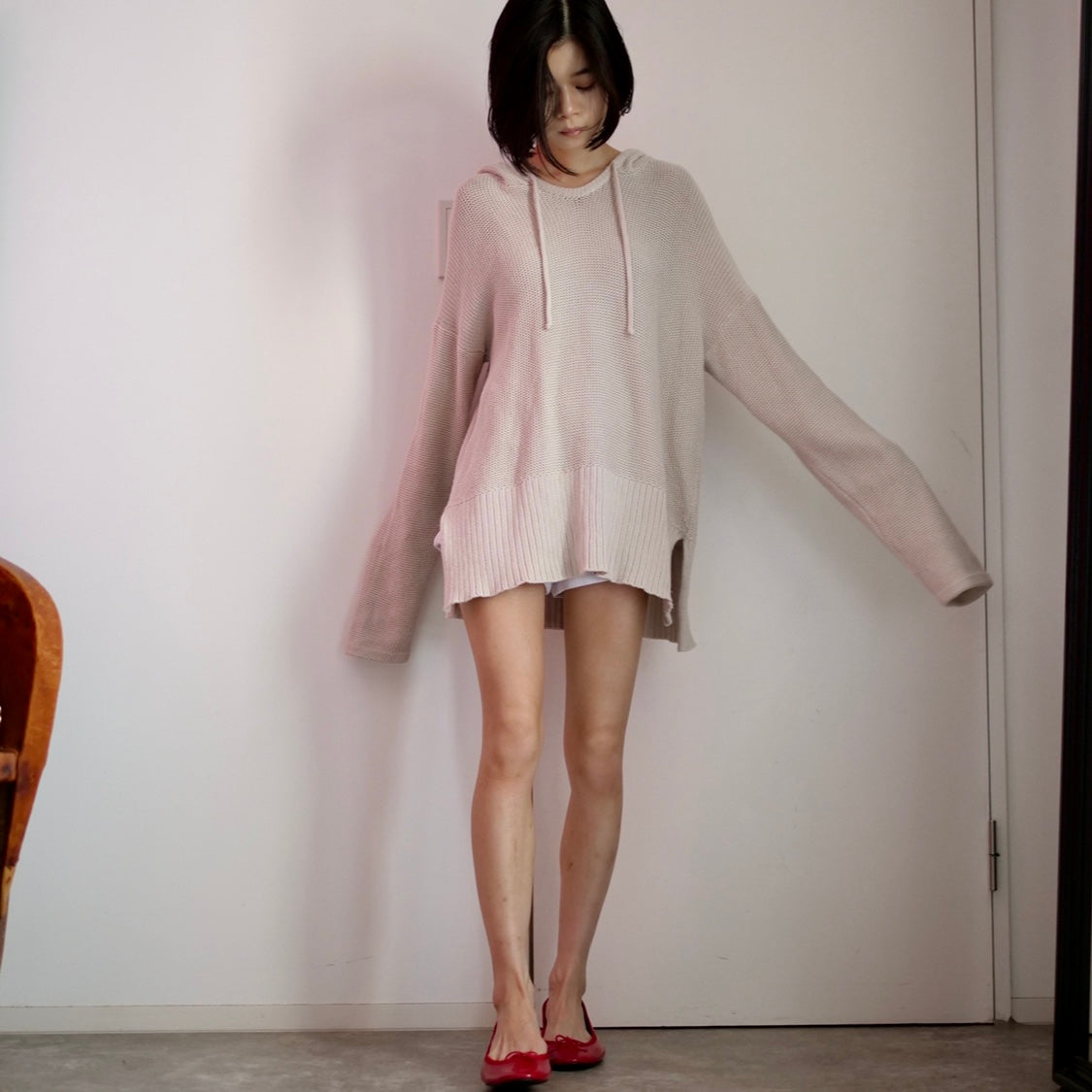 [OLD&VINTAGE] T BY ALEXANDER WANG　ニットフーディ