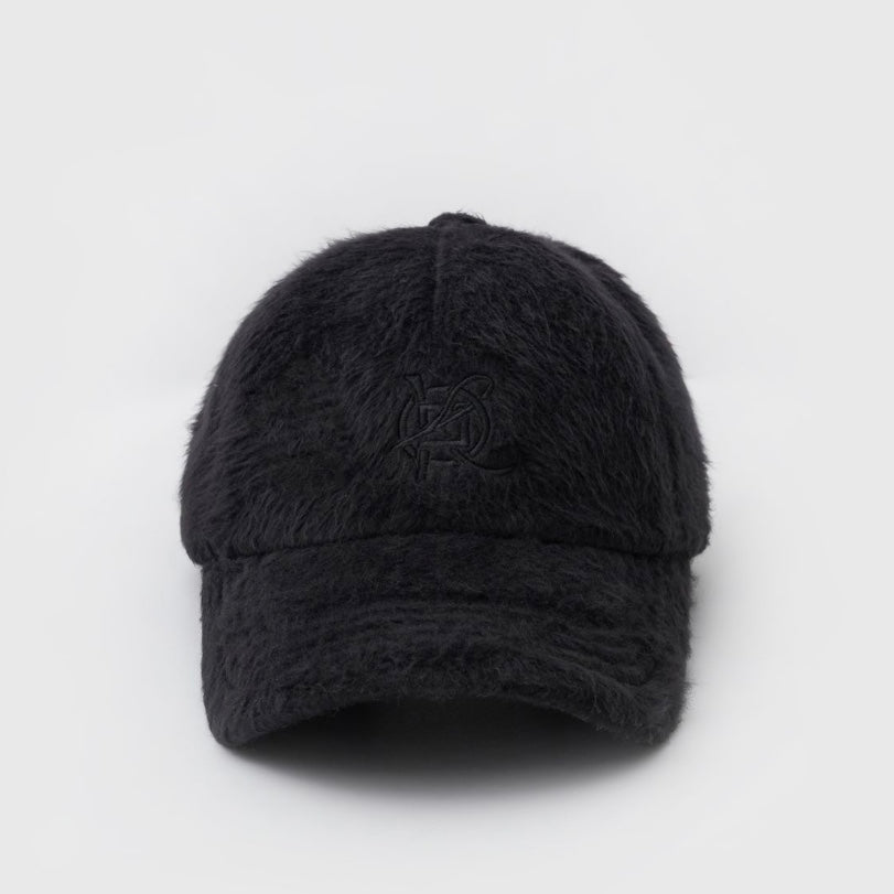 [SALE]KIMHEKIM NEO COIN LOGO EMBROIDERED BRUSHED BALL CAP (BLACK)