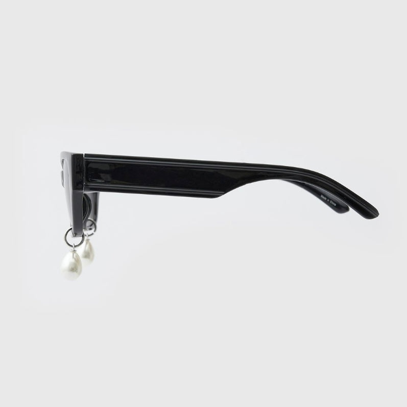 KIMHEKIM PEARL TEARS CAT-EYE ACETATE SUNGLASSES