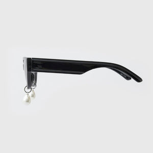 KIMHEKIM PEARL TEARS CAT-EYE ACETATE SUNGLASSES