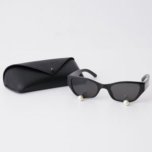 KIMHEKIM PEARL TEARS CAT-EYE ACETATE SUNGLASSES