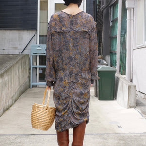 [OLD&VINTAGE] シフォンワンピース