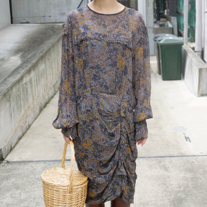 [OLD&VINTAGE] シフォンワンピース