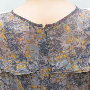 [OLD&VINTAGE] シフォンワンピース