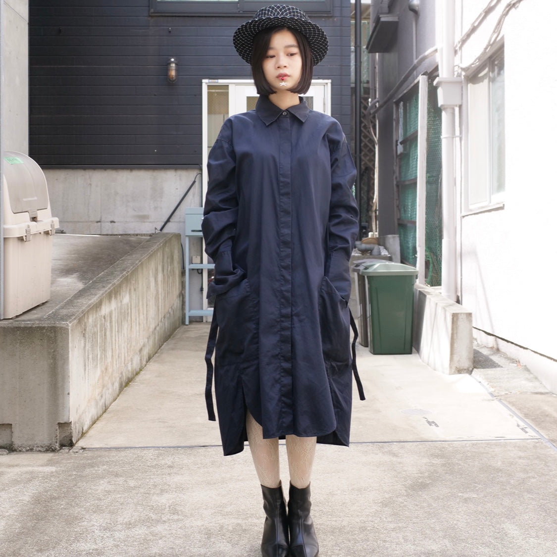 CELINE コットン シャツワンピース OLD&VINTAGE] CELINE コットンシャツワンピース PHOEBE PHILO