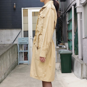 [OLD&VINTAGE] YVES SAINT LAURENT VINTAGE サファリドレス