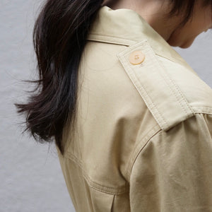 [OLD&VINTAGE] YVES SAINT LAURENT VINTAGE サファリドレス