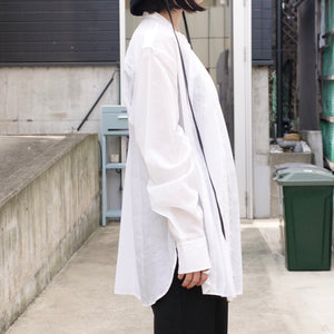 [OLD&VINTAGE] CELINE プリーツノーカラーブラウス PHOEBE PHILO
