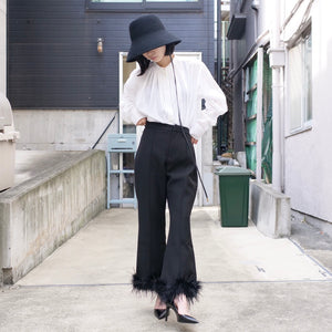[OLD&VINTAGE] CELINE プリーツノーカラーブラウス PHOEBE PHILO