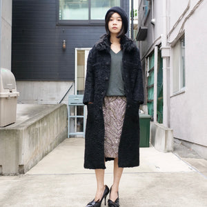 OLD&VINTAGE] FENDI クリンプモヘアコート – dim at noon