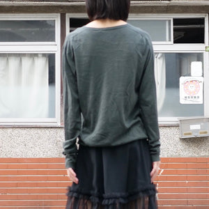 [OLD&VINTAGE] JIL SANDER カシミヤシルクVネックニット