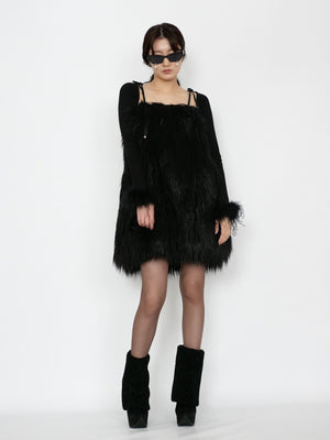 [OLD&VINTAGE] YVES SAINT LAURENT ムートンブーツ
