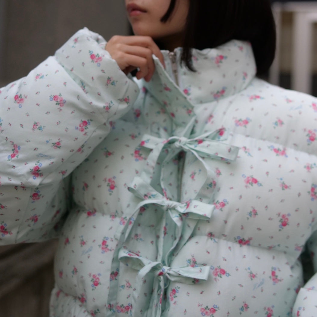 [OLD&VINTAGE] 花柄ボリュームジャケット
