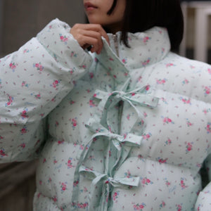 [OLD&VINTAGE] 花柄ボリュームジャケット