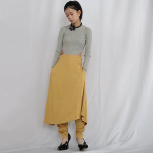 [OLD&VINTAGE] 08SIRCUS STRETCH SATIN LAYERED PANTS /SIZE0,1