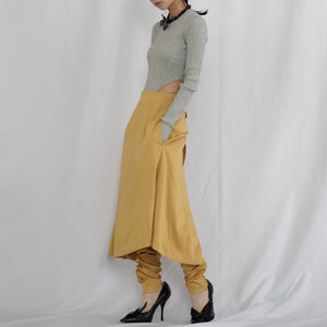 [OLD&VINTAGE] 08SIRCUS STRETCH SATIN LAYERED PANTS /SIZE0,1
