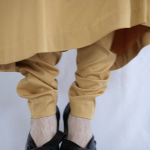 [OLD&VINTAGE] 08SIRCUS STRETCH SATIN LAYERED PANTS /SIZE0,1