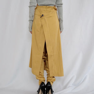 [OLD&VINTAGE] 08SIRCUS STRETCH SATIN LAYERED PANTS /SIZE0,1